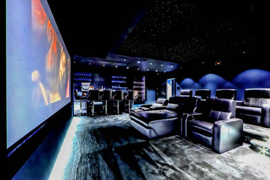 Photo of a home theatre in Essex.