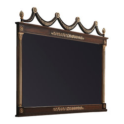 MARIA XL CARVED WOOD MIRROR - Wall Mirrors
