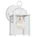 Generation Lighting Collection - Sea Gull Lighting 1-Light Outdoor Lantern, White - Blubs Not Included