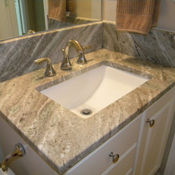 "Fantasy Brown" Granite Vanity - Products