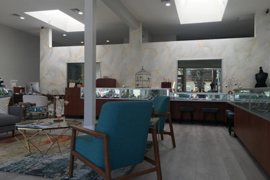 Example of a trendy home design design in Orange County