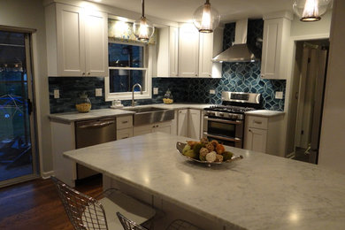 Kitchen - contemporary kitchen idea in Chicago