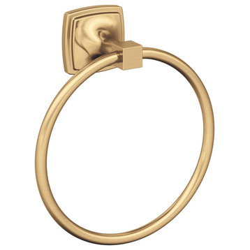 Amerock Stature Transitional Towel Ring, Champagne Bronze