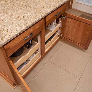 Warm Hickory Kitchen