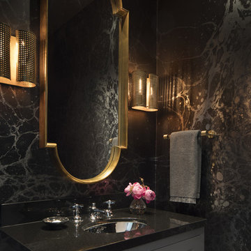 Transitional Powder Room