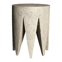 Zachary A. Design Lightweight Fiberglass Outdoor Furniture - Outdoor Side Tables