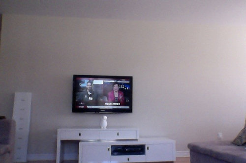 Big Wall Empty Wall With A Wall Mounted Tv