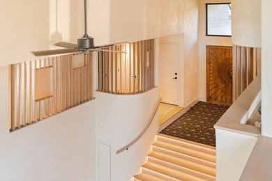 Example of a trendy home design design in Portland