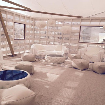 Pavilion Interior at Early Morning