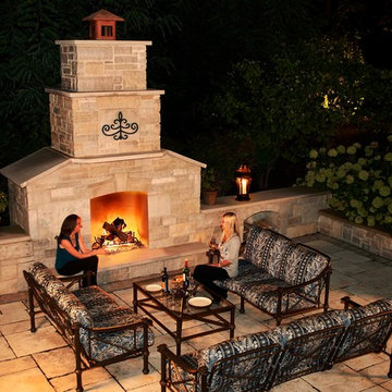 Fireplace Lounge Area Retreat