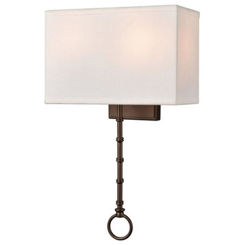 Two Light Wall Sconce - Wall Sconces - 2499-BEL-4158727 - Bailey Street Home