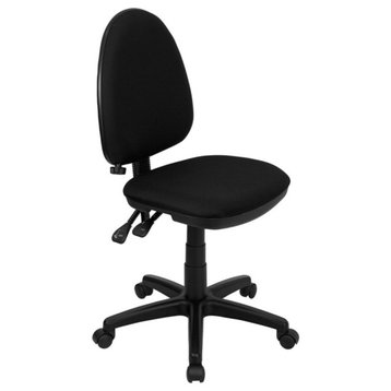 Black Fabric Office Chair WL-A654MG-BK-GG