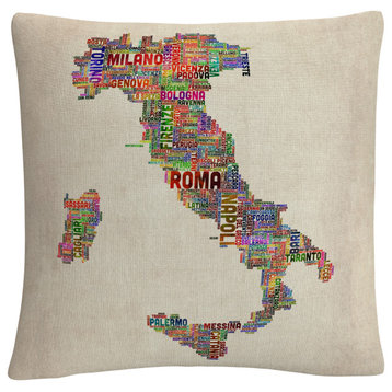 Michael Tompsett 'Italy II' Decorative Throw Pillow
