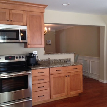 Opening up some walls - Butternut on Maple cabinetry