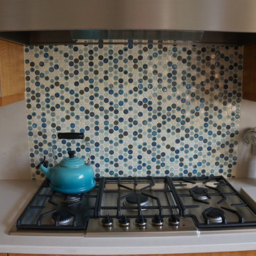 Pratt & Larson Intaglio Penny Round Backsplash