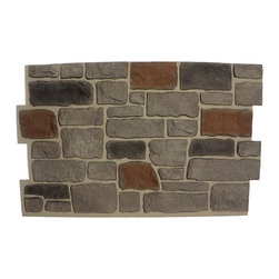 Colonial Cobblestone Panel (Shadow Gray) - Products