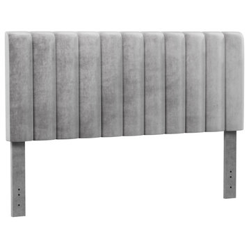 Hillsdale Crestone Channel Tufted Upholstered King Size Headboard