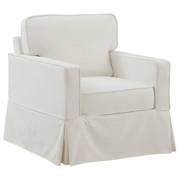 Halona Upholstered Armchair, Ivory