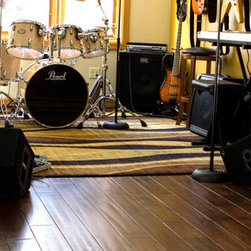 Lon's Handscraped Cherry flooring - custom work from our shop - Products