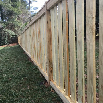 Custom Framed Picket Fence