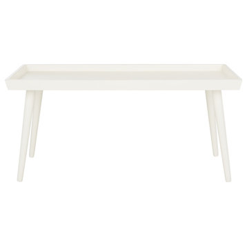 CiCi Coffee Table With Tray Top Distressed White