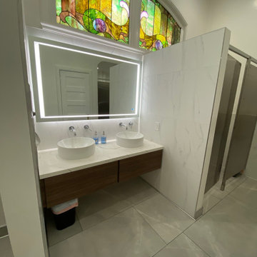 Commercial bathroom remodeling