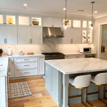 Custom Classic Modern Farmhouse Kitchen Design & Remodel in Irvine