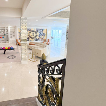 Project #135 | A Vibrant Double Curved Staircase