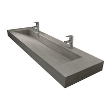 Floating Double Sinks