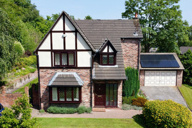 Aménagement d'une façade de maison.