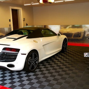Custom Home Garage Floor by RaceDeck®