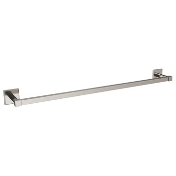 Appoint Traditional Towel Bar, Brushed Nickel, 24" Center-to-Center