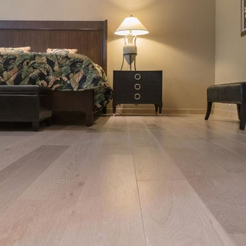 Imagination Mild Character White Oak Cerused. Wire Brushed