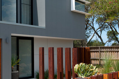 Design ideas for a beach style exterior in Melbourne.