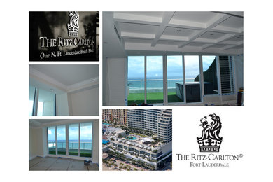 Example of a bedroom design in Miami