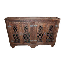 hand carved cabinet