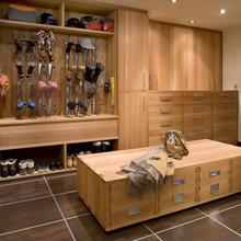 Mudroom in Basement