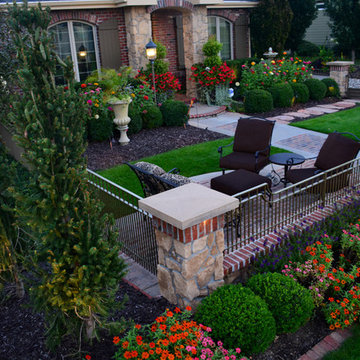 Corner lot Courtyard