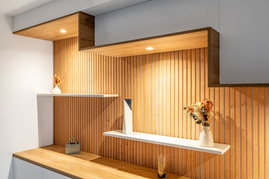 Inspiration pour une maison minimaliste.