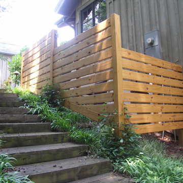 Custom Wood Panel Screen