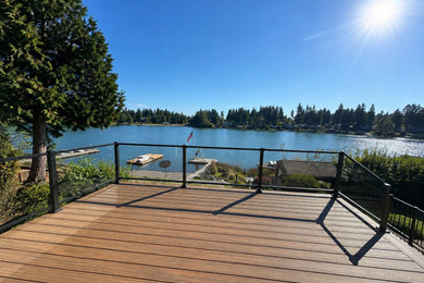 Trendy deck photo in Seattle