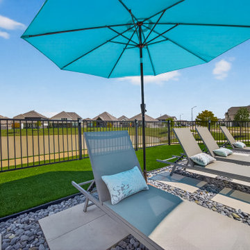 Tiburon • Katy, Texas — Pool, Spa & Raised Water Feature