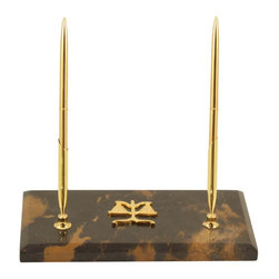 Legal Double Pen Stand - Desk Accessories