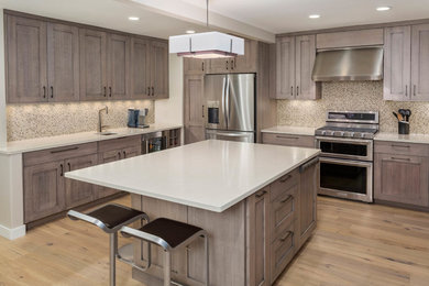 Inspiration for a transitional kitchen remodel in Denver