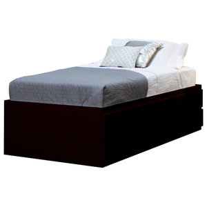 Twin Storage Bed 6 Drawers Transitional Platform Beds By Gothic Furniture Houzz