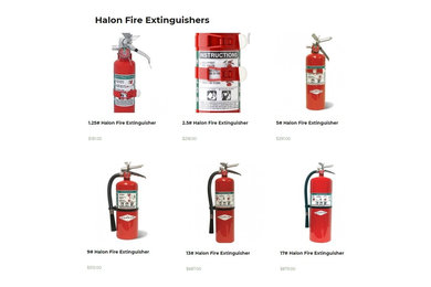 Halon Fire Extinguishers | Halotron Fire Extinguishers | Fire Extingushers