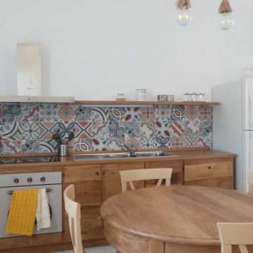 Cucina in quercia vecchia
