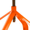 Izzy Steel Adjustable Swivel Stool, Orange