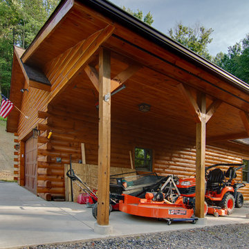 Log Cabin Living with Extreme Outdoor Living Area