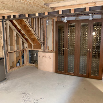 Basement with  Speak easy, Theater, Workout room and Lounge area - under constru